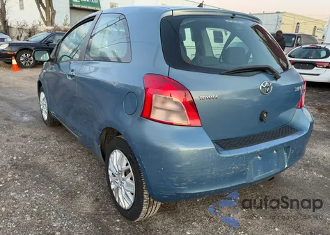 2007 Toyota Yaris z USA, uszkodzony, nr VIN JTDJT923475077619